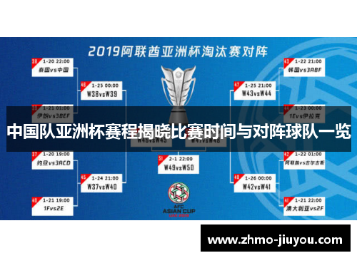 中国队亚洲杯赛程揭晓比赛时间与对阵球队一览 中国队亚洲杯赛程揭晓比赛时间与对阵球队一览